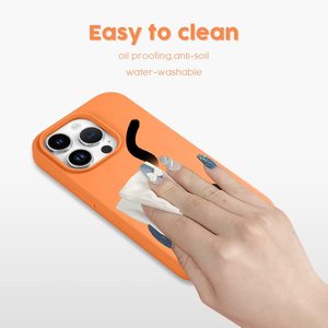 Cho <span class=keywords><strong>Iphone</strong></span> 15 14 <span class=keywords><strong>13</strong></span> 12 <span class=keywords><strong>Pro</strong></span> <span class=keywords><strong>Max</strong></span> Trường Hợp Được Xây Dựng Trong Nam Châm Từ Bất Lỏng Silicone PC Trường Hợp Điện Thoại Với Sợi Nhỏ Lót - Product Image 4