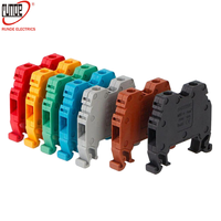 Bloc de bornes pour rail DIN MRK-4MM, connexion par vis, bornes électriques pour fils de 4 mm²