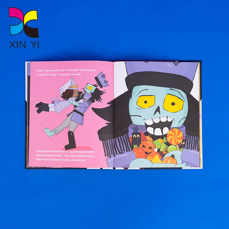 Custom Kids Book Flap Printed Good Quality Emotions For Kids Booking Education
