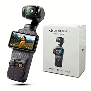 Cámara para Vlogging <span class=keywords><strong>DJI</strong></span> <span class=keywords><strong>Osmo</strong></span> <span class=keywords><strong>Pocket</strong></span> 3 con Sensor CMOS de 1" y Vídeo 4K/120fps, Seguimiento de Rostros/Objetos, Pantalla Táctil Giratoria de 2", Cámara de Vídeo Pequeña - Product Image 1