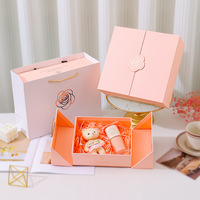 Coffret cadeau cosmétiques, boîte cadeau d'anniversaire, boîte à accessoires, boîte vide, boîte cadeau double face pour la Saint-Valentin
