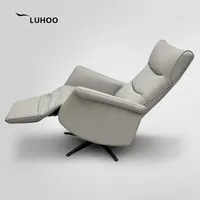 Ascenseur électrique canapé en cuir véritable multifonctionnel rotatif inclinable simple télécommande debout meubles de maison