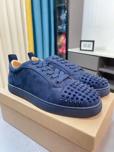 Zapatos de Diseñador de Lujo de Alta Calidad, Zapatos Planos de Gamuza Cómodos para Hombre y Mujer, Zapatos Deportivos con Remaches, Zapatos Casuales para Caminar - Product Image 4