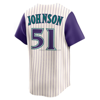 Camiseta de Béisbol Bordada al por Mayor de los Arizona Diamondbacks # 51 Randy Johnson # 7 Corbin Carroll # 4 Ketel Marte Ropa de Softbol
