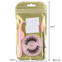 Faux cils et outils ensemble de faux cils bande adhésive sans colle ensemble de faux cils