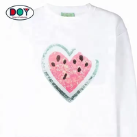 Vente en gros Gratuit Personnalisé Dessin Animé Logo Design Broderie Sequin Applique Patches pour Enfants Vêtements