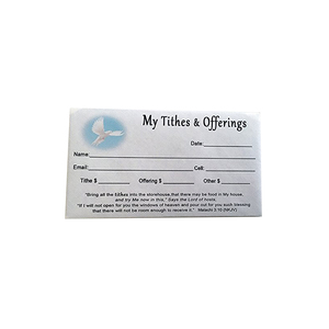 Bàn Tay Cầu Nguyện Phong Bì Trắng Tithe Quyên Góp Phong Bì - Product Image 3