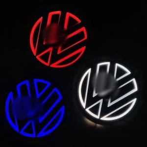 ไฟ <span class=keywords><strong>LED</strong></span> สีสันสดใสสำหรับรถยนต์ทั่วไป12V 4W 5D โลโก้ที่กำหนดเองสำหรับรถยนต์ - Product Image 2