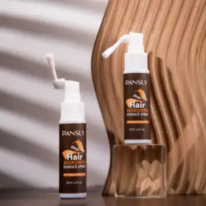 Spray de loção para cabelo, tratamento do cabelo 30ml promove o crescimento do cabelo, anti perda, coceira, rótulo privado, spray de loção