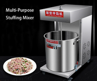 Mélangeur de viande en acier inoxydable commercial machines de traitement des aliments multifonctions pour saucisses boulettes de viande farce de tarte à la viande