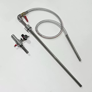 Pompa per olio pneumatica IMPA 591651 in acciaio inossidabile per aspirazione a doppio uso pompa per liquido bidirezionale di aspirazione e scarico in ferro pompa a tamburo - Product Image 1