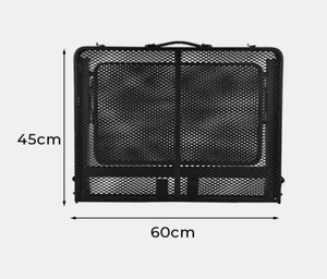 <span class=keywords><strong>Mesa</strong></span> <span class=keywords><strong>Plegable</strong></span> HISPEED para Camping <span class=keywords><strong>con</strong></span> 2 Paneles Laterales, Superficie de Malla, Ajustable, Portátil, para Barbacoa, Picnic, Playa y Senderismo - Product Image 4