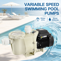 Pompes de piscine à double tension, protection IPX5 contre les intempéries, durables, à vitesse variable, compatibles avec les piscines chlорées et salées