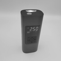 Compresseur d'air portable mini Boxag, gonfleur de pneus de voiture, pompe à pneus avec pression préréglée, pompe à pneus avec lumière LED pour ballon et voiture