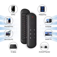 Nuevo M5 2,4G BT 5,2 Control remoto inteligente 7 colores retroiluminado Wireless Air Mouse Keyboard para Android TV Box Windows Mac Os Linux