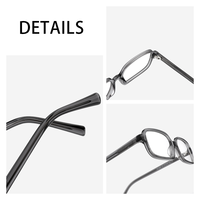 Lunettes de vue classiques de marque, monture en acétate écaille de tortue, petites lunettes rectangulaires épaisses, optiques unisexes