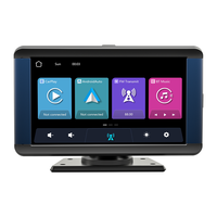 Universal 7 pulgadas pantalla táctil coche estéreo HD IPS inalámbrico Carplay Android Auto Mirror Link portátil coche Radio Carplay