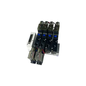 SW Series pneumatic control valve 24vdc ac220v 3/2 way single acting SMC solenoid valve manifold