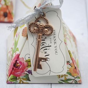 Vintage Skeleton Key Bottle Openers <b>Wedding</b> Favors Souvenir Gift Set Guests Pillow Candy <b>Box</b> Escort Thank You Tag French Ribbon - Product Image 6