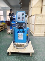 Machine à mousse pulvérisée bicomposante de qualité industrielle avec pompe d'alimentation pour l'isolation en polyuréthane, le revêtement imperméable et le coulage