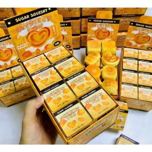 ของเล่นบีบคลายเครียดแบบสโลว์รีบาวด์ กล่องสุ่มขนมปังบีบคลายเครียด ของเล่นบีบคลายเครียดแบบสโลว์รีบาวด์ Rednote ของเล่นบีบคลายเครียด SugarSquishy ขายส่ง - Product Image 2