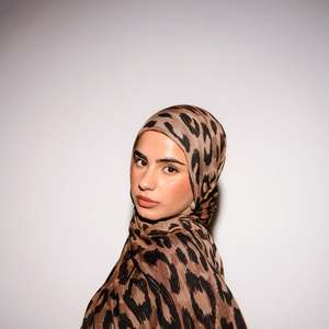 Hiyab Modal Estampado para Mujer, Diseño Simple y Modesto, Transpirable, para las 4 Estaciones, con Logotipo Personalizado, Popular en 2026 - Product Image 1