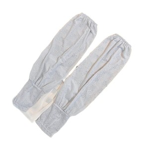 <b>Lace</b> Sun Protection Sleeves Women Ice Silk Breathable Upf 50 Summer Car Friendly Pink Beige <b>White</b> Gray - Product Image 5