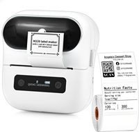 Untuk Phomemo M220 Printer foto termal portabel ukuran Mini BT USB antarmuka 75mm catatan tempel kompatibel warna gaya plastik Mater