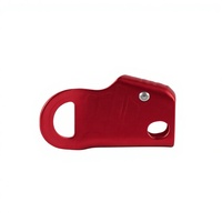 MingPin 5KN Boucle de traversée en alliage d'aluminium avec 2 anneaux en D, ascenseur de corde portable, poignée de préhension pour escalade, dispositif antidérapant