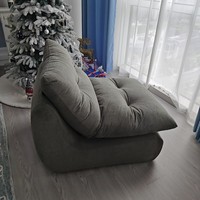 Canapé pouf en forme de chenille haut de gamme, confortable et doux, combinaison patchwork, fauteuil pouf pour salon