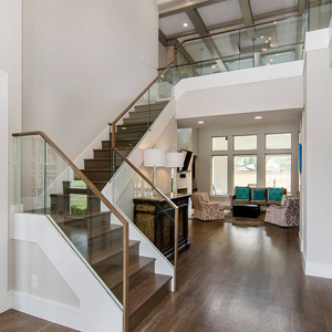 Aluminium Glass Balustrade Tempered Glass Railing <strong>Stair</strong> <strong>Handrail</strong> - Product Image 3