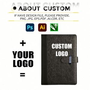 Promotional Business A5 PU <b>Leather</b> Notebook with Socket Diary <b>Notepad</b> Office Meeting Record Book with Buckle Closure - Product Image 3