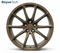 Rueda Deportiva de Bronce Forjado de Una Pieza con Múltiples Radios, Multi PCD 5*108 5*112 5*114.3 5*115 5*120 para Sedán y SUV, Llantas Forjadas