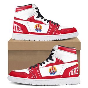 Cantidad mínima de pedido OEM Venta al por mayor Viajes al aire libre Dropshipping <span class=keywords><strong>Zapatos</strong></span> Bandera <span class=keywords><strong>Polinesia</strong></span> Francesa Imprimir <span class=keywords><strong>Zapatos</strong></span> duraderos Suministro de fábrica - Product Image 3