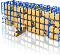 Système de rayonnage industriel en acier pour palettes, unité de stockage robuste, livraison directe d'usine
