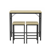 Ensemble de table à manger moderne avec chaises, style industriel, meubles de salle à manger pour la maison