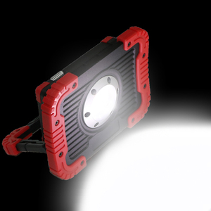 Lampu kerja cob led portabel 10W, Senter LED baterai tanam untuk berkemah luar ruangan dapat diisi ulang - Product Image 6
