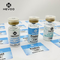Étiquettes autocollantes pour flacons de peptides 3 ml, résistantes au froid, avec adhésif permanent pour l'étiquetage des échantillons de laboratoire