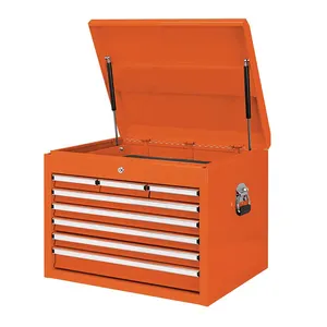 Прочный ящик для хранения инструментов с 8 ящиками, многоцветный комод для инструментов, гаражный шкаф