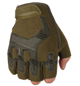 Guantes Tácticos DF sin Dedos con Protección Contra Impactos y Absorción de Vibraciones para Motocicleta - Product Image 6