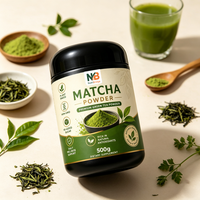 Achat en gros, faible MOQ, poudre de matcha à haute puissance de L-théanine pour la tranquillité et la vigilance