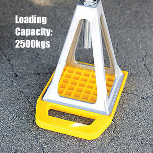 Stabilisateur de cale de roue de camion robuste RV cale de roue jaune orange pour camping-car de <span class=keywords><strong>remorque</strong></span> de voyage - Product Image 4