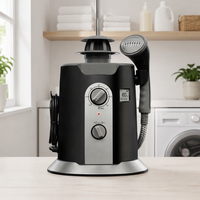 Défroisseur et sécheur de vêtements multifonction 850W, machine à vapeur numérique à air chaud avec support pour l'entretien des vêtements