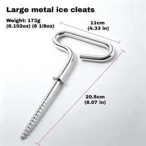 Piquets robustes pour abri de pêche sur glace, kit d'ancrage pour tente de camping d'hiver en extérieur - Product Image 3