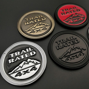 Chất Lượng Cao Tùy Chỉnh Kim Loại Huy Hiệu 4X4 Thiết Kế 3D Nổi Bền Cho Các Hoạt Động Ngoài Trời Off-Road Xe Biểu Tượng Sơn Kỹ Thuật - Product Image 2