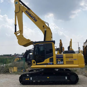 Puissante machine d'excavatrice Komatsu PC220 Japon vente d'occasion à bas prix avec boîte de vitesses comme composant principal - Product Image 1