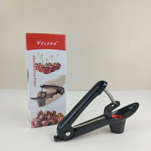 Outil de cuisine S351 en gros : Dénoyauteur de cerises en plastique, extracteur de noyaux de fruits, dénoyauteur portable, outil manuel pour olives - Product Image 2