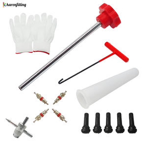 ชุดเครื่องมือติดตั้งยางโลหะ เครื่องมือถอดยางล้อรถยนต์ พร้อมตะขอรูปตัว T สำหรับอุปกรณ์เสริมรถจักรยานยนต์ - Product Image 5