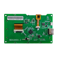 Module d'affichage LCD compact TDO 4,3 pouces avec interface HD-MI 800x480, alimentation Micro USB 5V pour contrôleur embarqué, Raspberry Pi et...