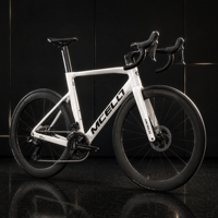 Vollcarbon-Rennrad 12-Gang Elektronische Schaltung Scheibenbremse Rennfahrrad 7,2kg Carbon-Laufradsatz Aero-Rennrad